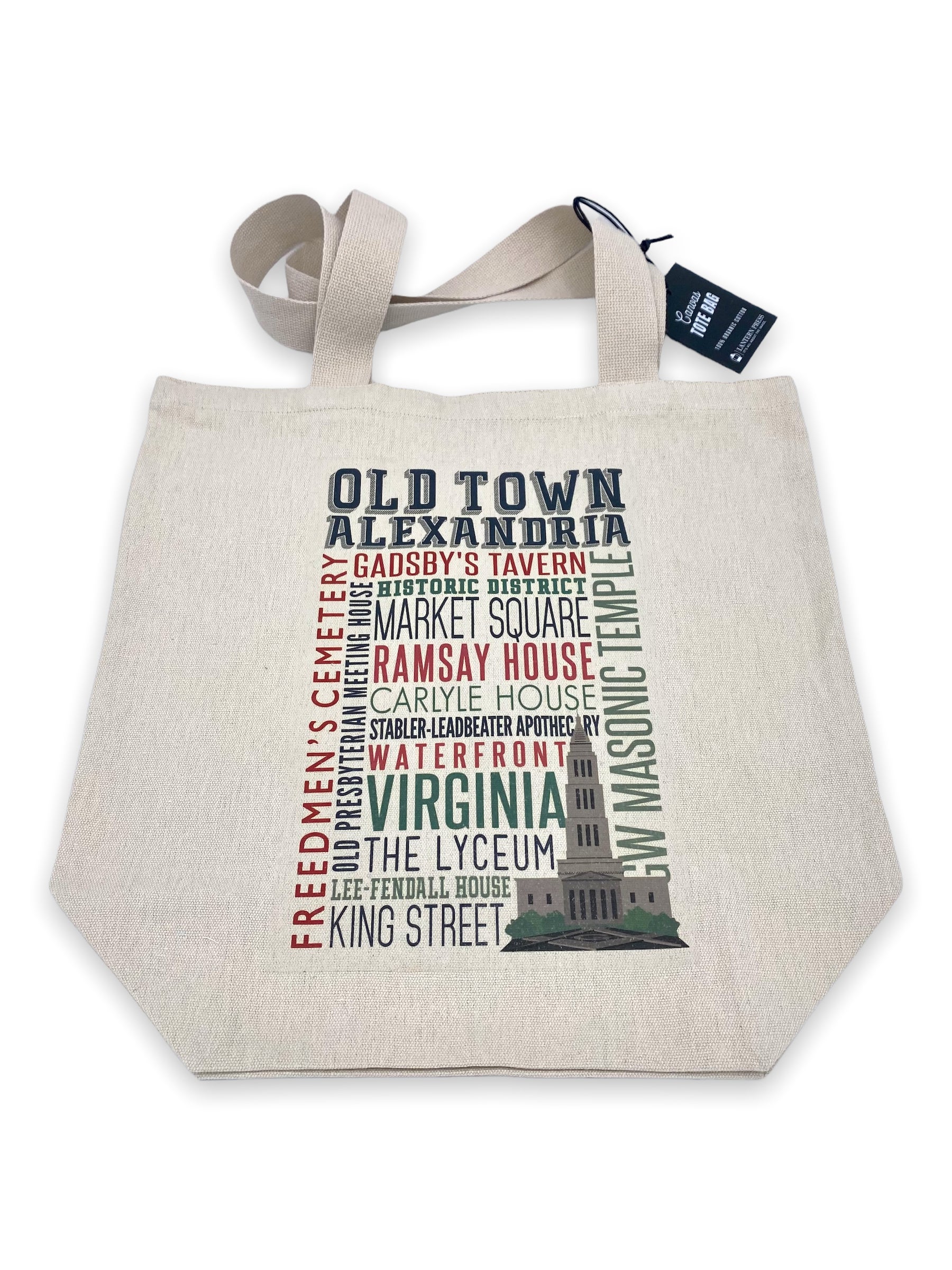 Alexandria Landmarks Tote Bag The Old Town Shop