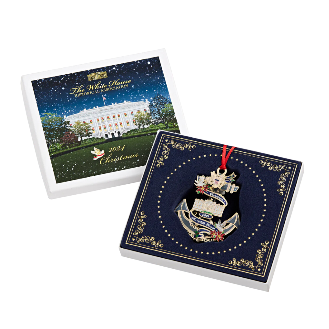 2024 White House Historical Society Ornament | The Old Town Shop 2024 White House Historical Society Ornament | The Old Town Shop