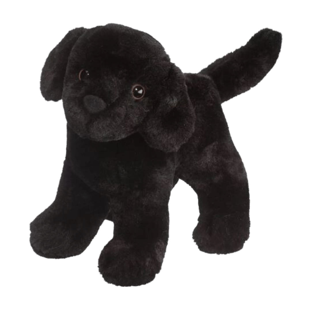 Black labrador soft toy on sale