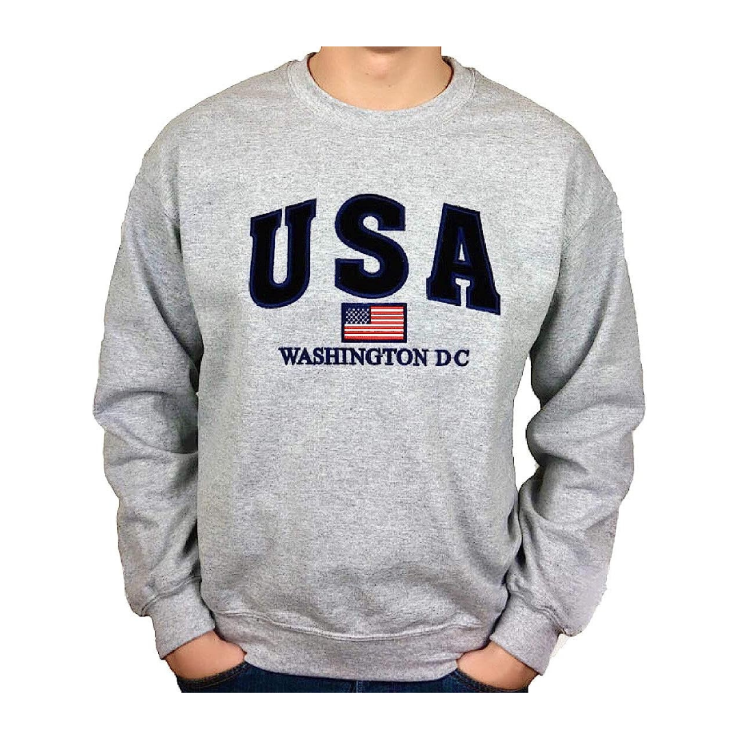 Deals Vintage Washington D.C Crewneck Sweatshirt