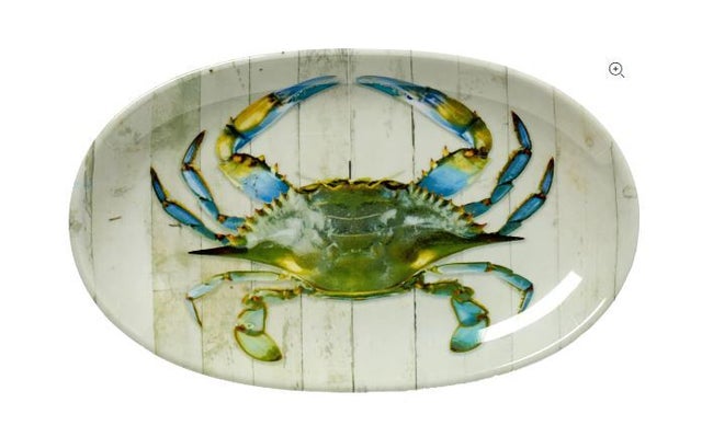 Blue Crab Melamine Spoon Rest 