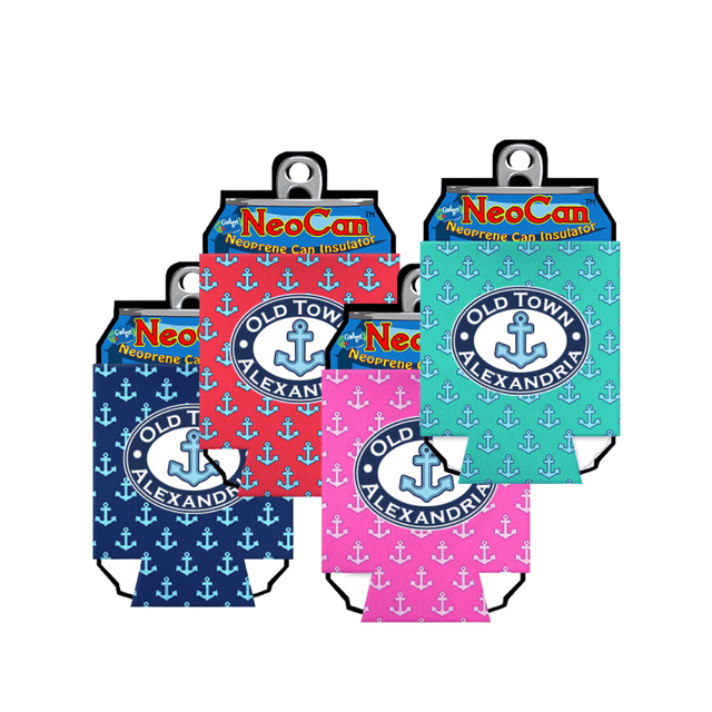 Party Popper Neoprene Insulator Coozie with Opener
